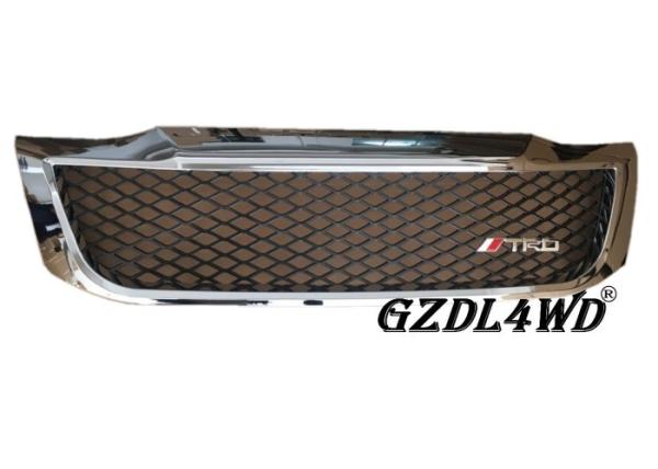 Quality Toyota Hilux Vigo 2012 Front Grill Mesh Replacement Chrome Net ABS Plastic Solid for sale