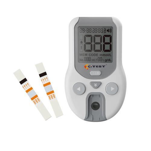 Quality 4.5-25.6g/dL Hemoglobin Hb Test Meter Quantitative Detection 1000 Records for sale