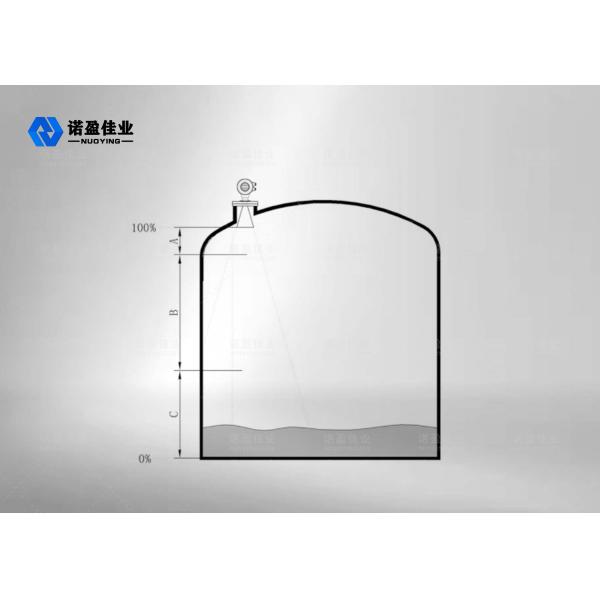 Cast Aluminum Radar Level Meter 20mA HART Slurry Solid Particles