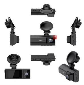 China WDR 128GB 4K GPS Dash Cam Dash Mounted Camera 3 Channels on sale