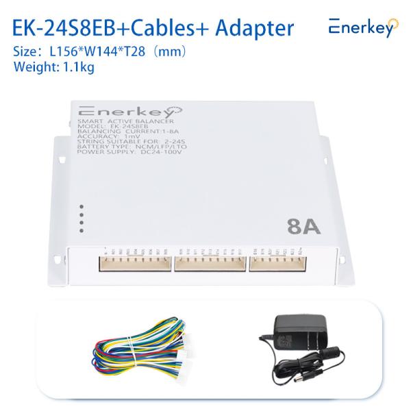 Enerkey 8s 10s 12s 16s 20s 8a Smart Active Balancer Lithium Battery Cell Balanceing Board
