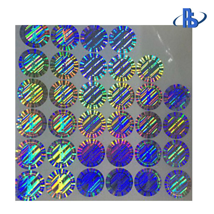 One Time Use Holographic Security Labels Moisture Proof With Serial Number