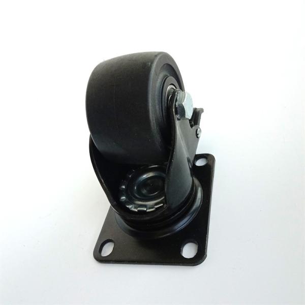 PU Polyurethane 50mm 200 Kg Castor Wheels Black White