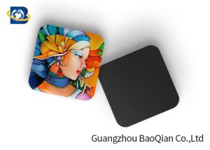 Mini 3D Personalised Tea Coasters / Cup Coasters , Custom Square Coasters Printing Placemat