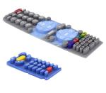 Nontoxic pantone color Silicone Remote Control Keyboard