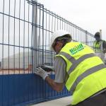 Adjustable-height Edge Protection Barrier with Quick-install Clamp System