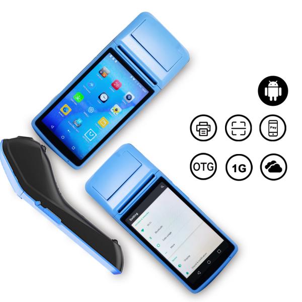 Quality Handheld POS Terminal With Charging Base Android OS for sale