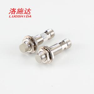 Buy cheap 24VDC Cylindrical Inductive Proximity Sensor 3 Wire M12 Brass Shorter Body With M12 Plug Type product