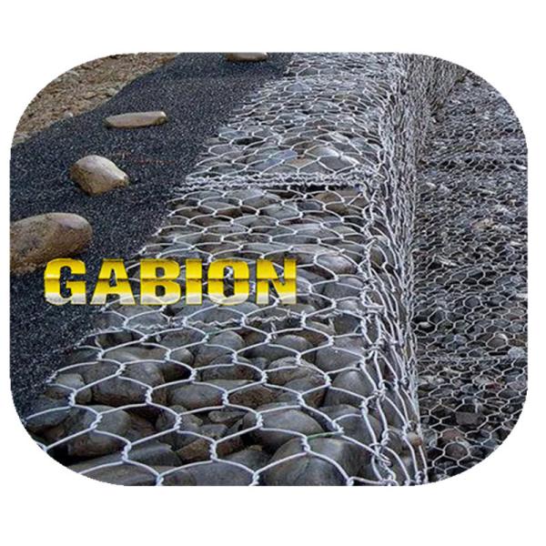 Quality Standard 1x1x2 Meter Pvc Coated Gabion Basket Heavy Galvanized Wire Hexagonal Wire Mesh Box for sale