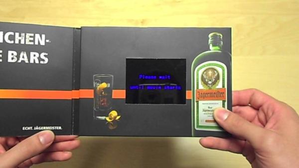 Quality Customized graduations gift Video Postcard with videos / music / recording functions for sale