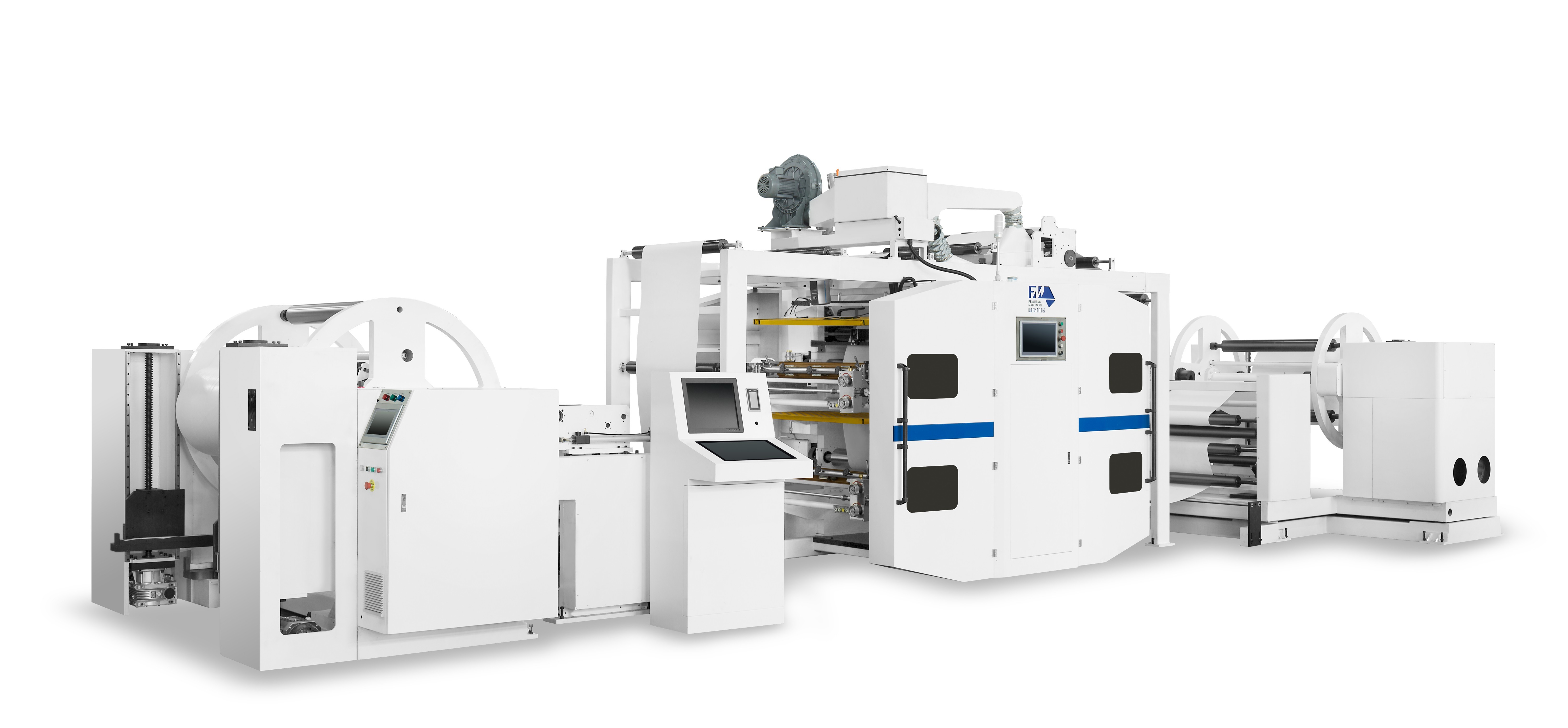 High Speed Cascading Printing Machine With Servo Motor Driven Anilox Roller