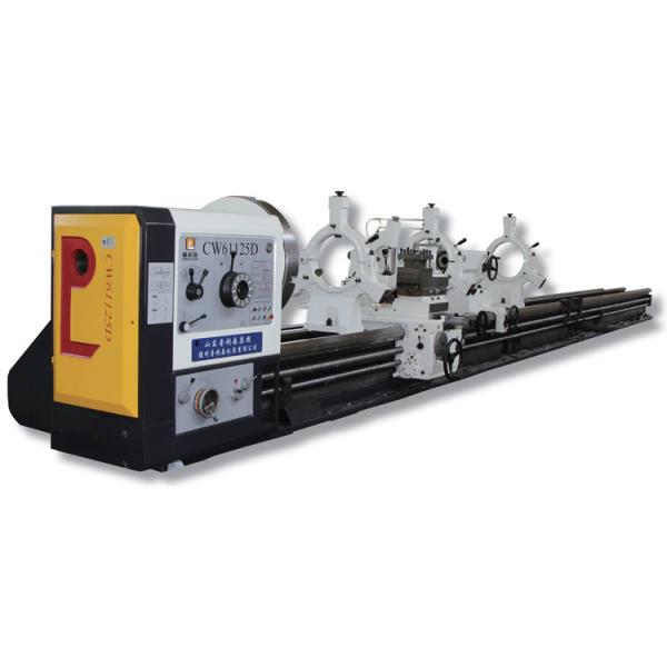 Quality 12 Meter Lathe Machine CW61125D Load Bearing 6T Spindle Bore Diameter 120mm Heavy Manual Lathe for sale