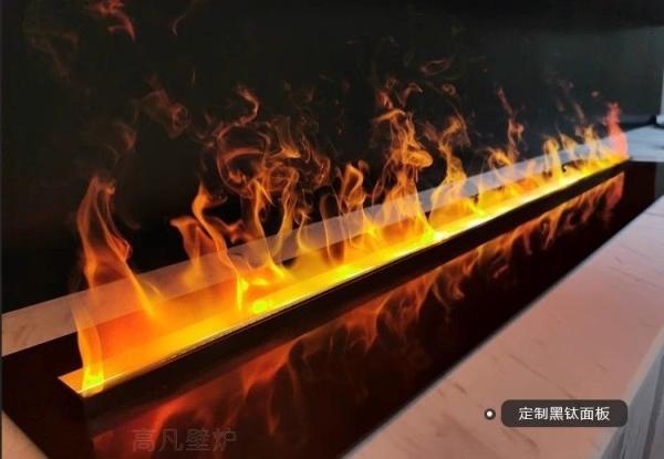 Quality Brown Electric Fireplace With Added Moisture Humidifier And Overheating Protection for sale