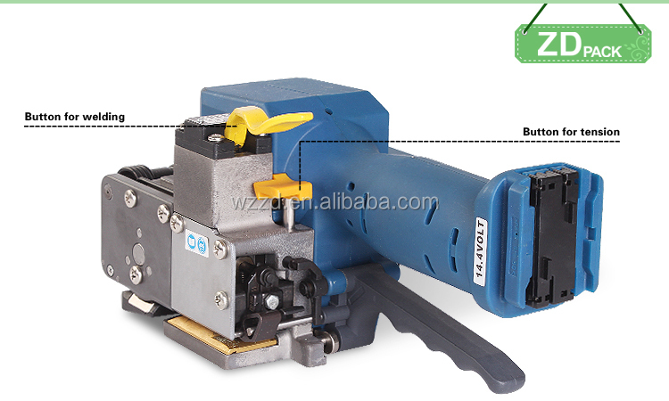 PET Strapping Handheld Battery Powered Strapping Tool Electric Strapping Tools For Packing Belts
