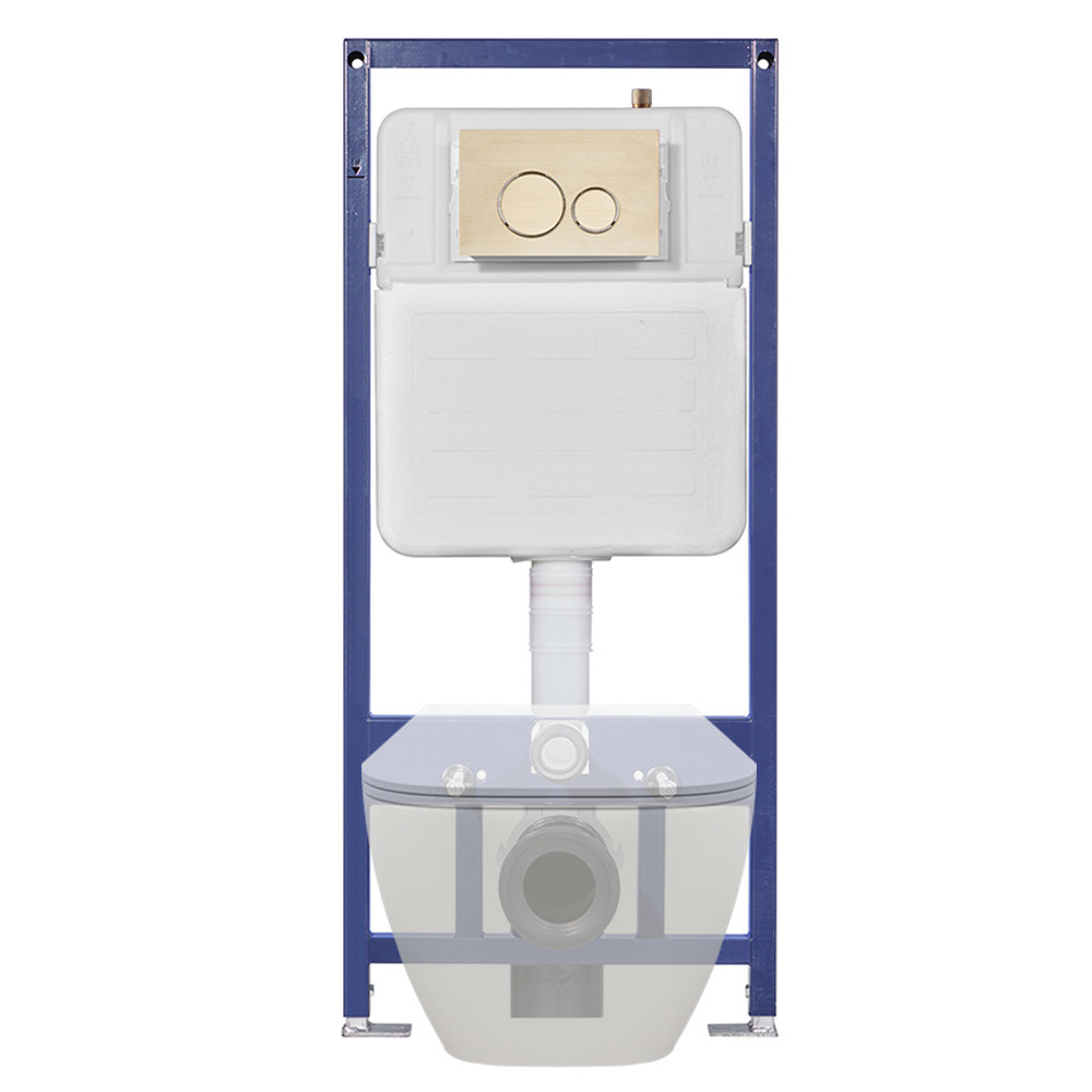 Standard Low Level Concealed Cistern Rectangular Cable Flush Mechanism