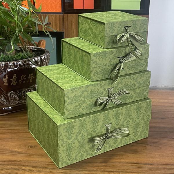 Recyclable Gift Craft Box Cardboard Carton Folding Magnetic Lid Custom