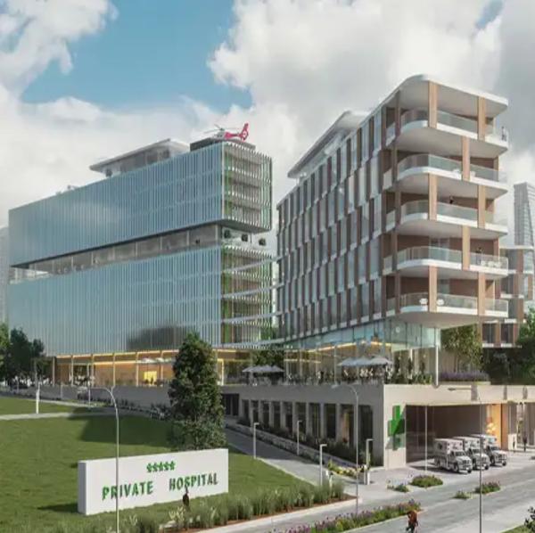 Quality Modular Design Prefab Hospital Building Weather Resistance High Flexibility for sale