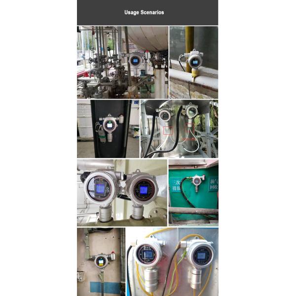 MIC500S Fast Response Outdoor Fixed Gas Leak Detector For Landfill Built In Pump