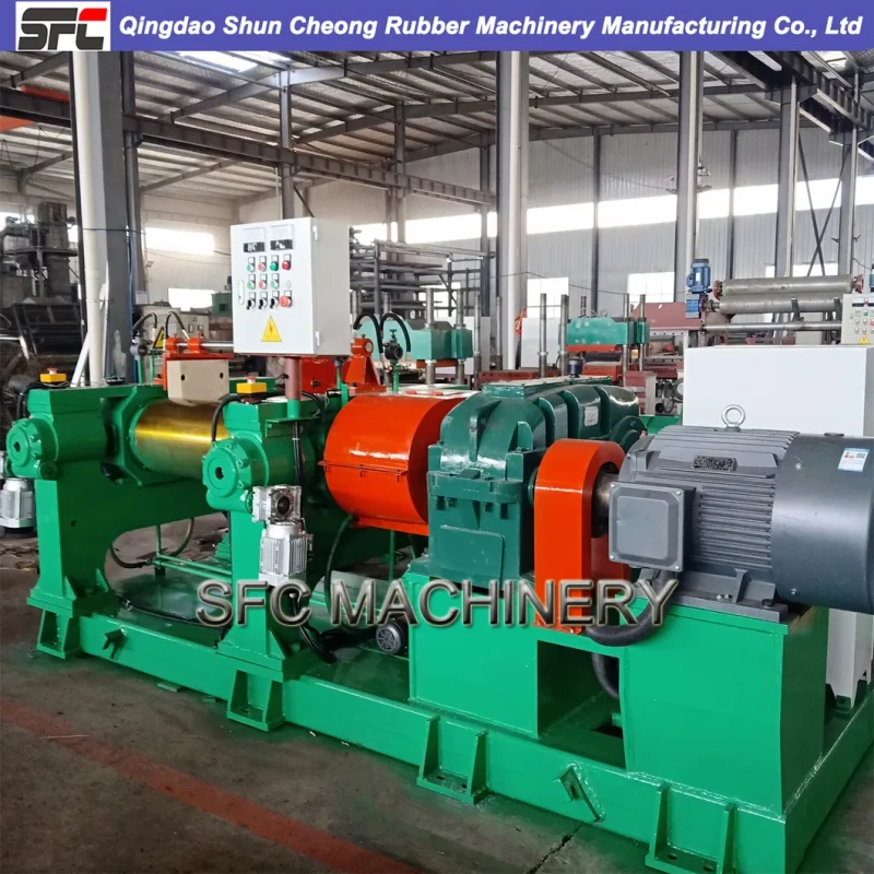 Rubber machine manufacturing process details