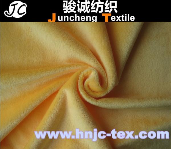 Quality High density best quality super soft velboa fabric for slipper and bedding cover for sale