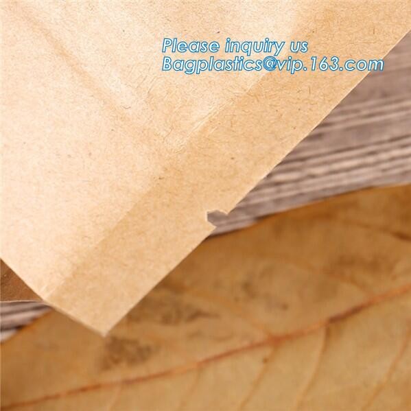 Custom Printing Recycled Brown Kraft Paper Bags,Custom Printed Factory Glassine Paper Bread Small Brown Bag, bagease