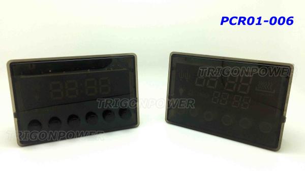 Quality Transparent Brown 6 Buttons Digital Oven Timer Manual Input For Built In Oven for sale