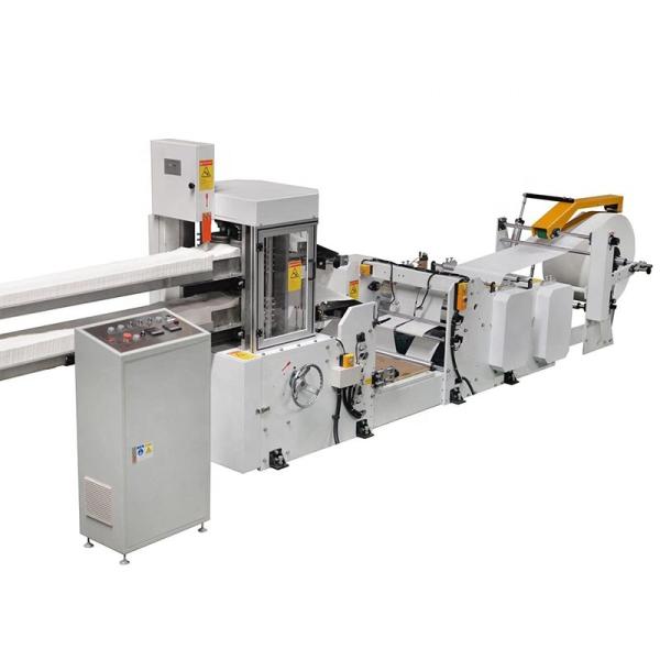 Quality 1/6 Fold PLC Napkin Paper Production Line For Tissue Paper Making Folding for sale