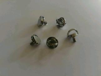 Quality Customized CNC Turning Machining Brass Screws with Nickel Plating For Industrial for sale