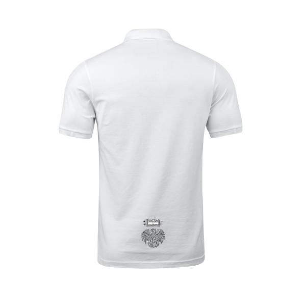 Men's Promotion University Logo Polo with Knitted Design in Customized Fabric