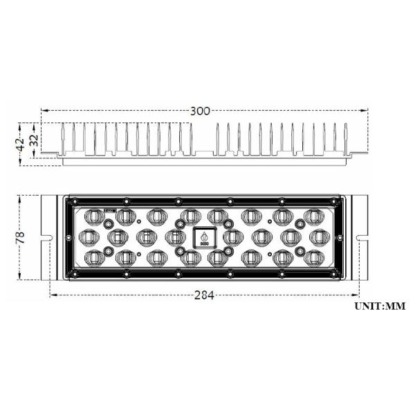 190lm/W High Efficiency IP65 30w 40w 50w LED Module Lighting Source For Outdoor Lighting
