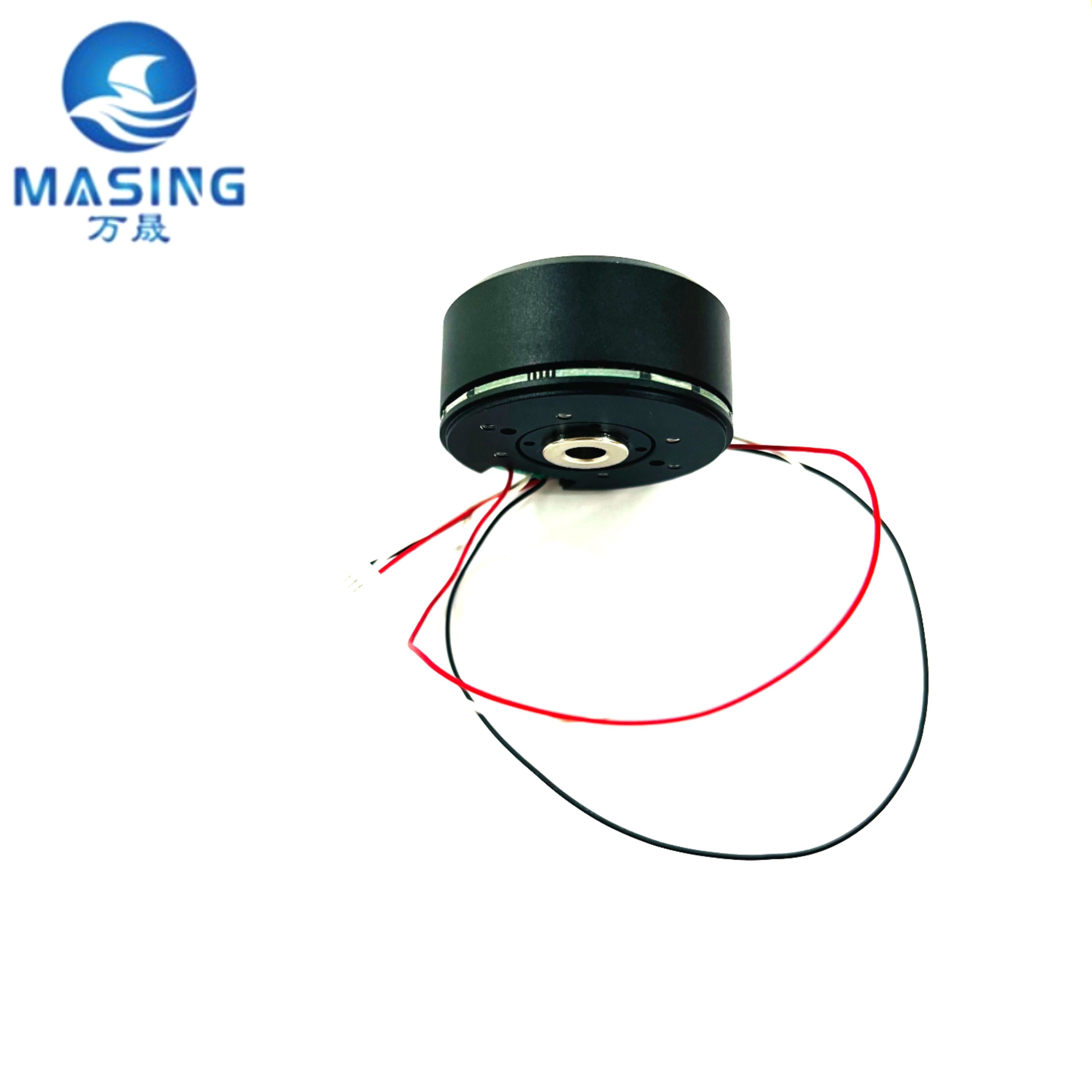 Low Speed 3 Phase Brushless Dc Motor Low Noise Outer Rotor With Encoder