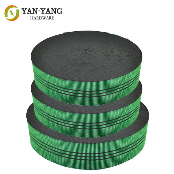 Quality wholesale elastic sofa belt webbing for furniture Sofa Elastic Rubber Webbing Band for sale