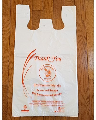 Reusable Biodegradable Plastic Shopping Bags Good Insulating Property With Logos