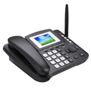 Buy cheap Color Display SIM Card Wireless Phone , GSM SIM Type Landline Phone Backup Battery product