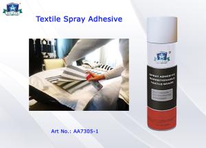No CFC Spray Adhesive for Fabric and Textile Semi-transparent , Strong Adhesive Force