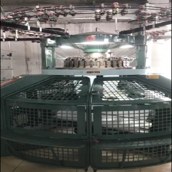 Quality Standing Hair Open Width Circular Knitting Machine 5.5KW 120KGS for sale