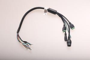 Coaxial Custom Chassis Wire Harness Cable Assembly Rj45f DC5.5*2.1 036