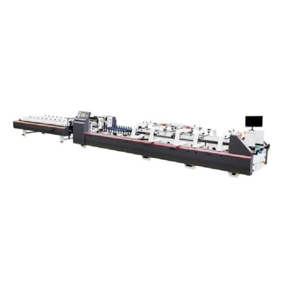 Automatic Crash Lock Bottom Box Folder Gluer Machine, Multi-function by gluing wheels
