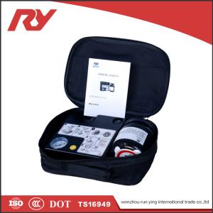China 100% New Portable Car Tire Inflator Air Compressor DC 12V Detachable Tire Gauge on sale