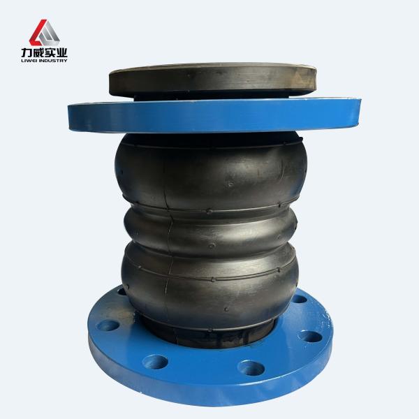 Quality Double Sphere Rubber Expansion Joint Axial Movement SS304 Flange for sale