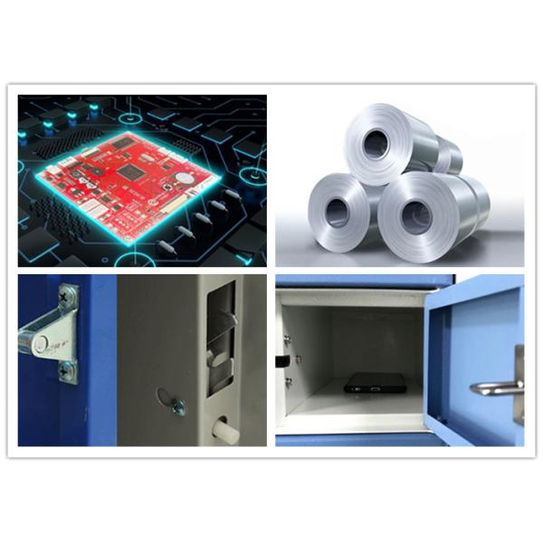 Cold Rolled Steel Smart Electronic Locker For Schools