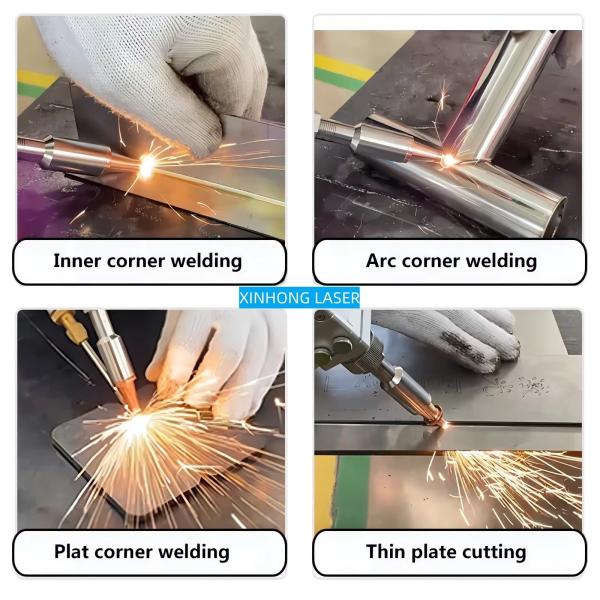 1500W 3000W Fiber Laser Welding Machine 3 In 1 Laser Cleaning Cutting Machine