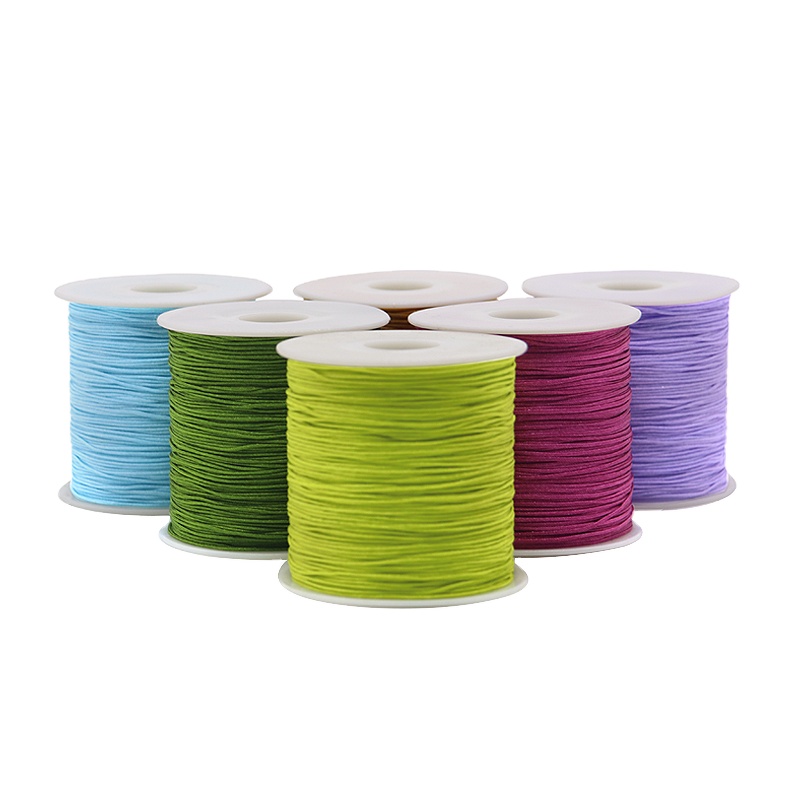 DIY Tassels Beading String Chinese Knot Cord/Rope/Thread for Macrame Cord Bracelet