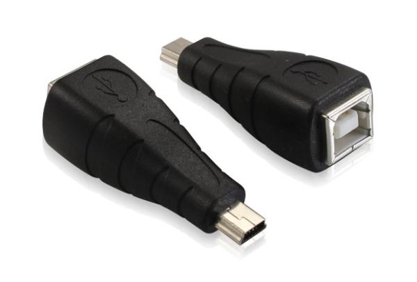Quality high speed USB2.0 AM to mini B adapter for charger from chinese factory for sale