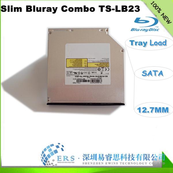 Quality 100% NEW Tray Loading SATA Bluray Combo Laptop optical Drive Samsung TS-LB23 (Lightscribe supported) for sale