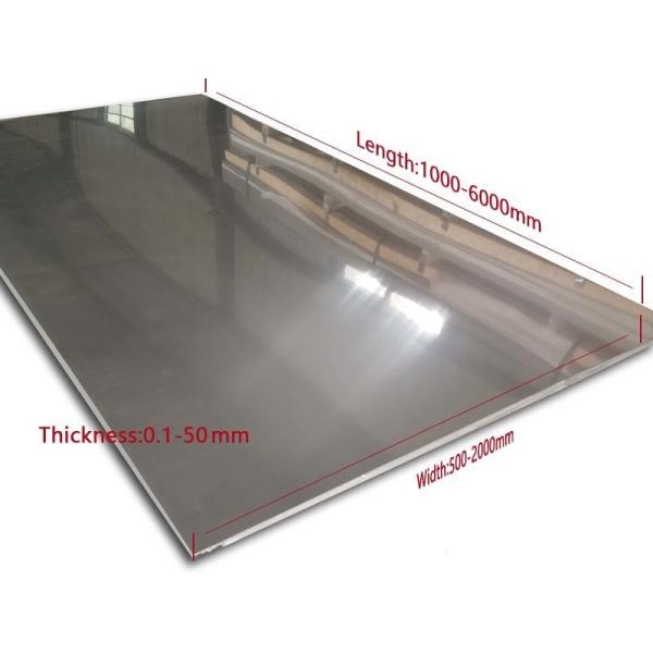 2b Surface Cold Rolled Stainless Steel Sheet SUS304 301 316 Stainless Steel Plate