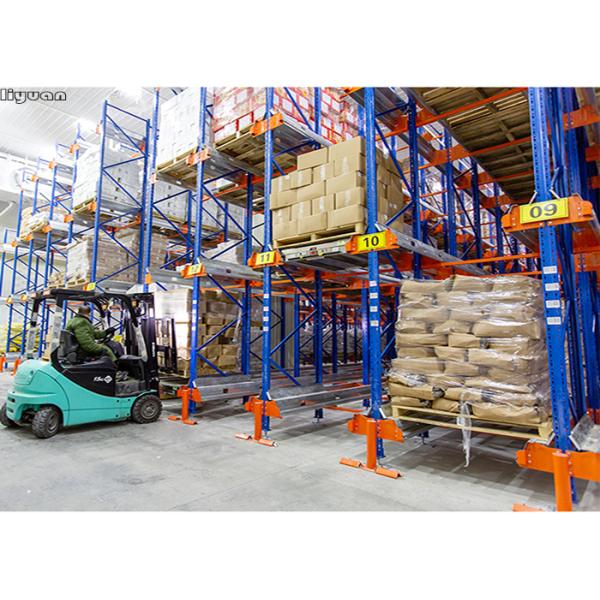 Radio Shuttle Steel Racking System , Storage Intellectual Pallet Rack Shelves