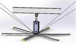 Buy cheap Air Circulation 6 Commercial Paddle Large HVLS Fans product