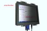 8 inch VGA Custom Monitor with Capacitive Touchscreen Privacy Filter For Banking