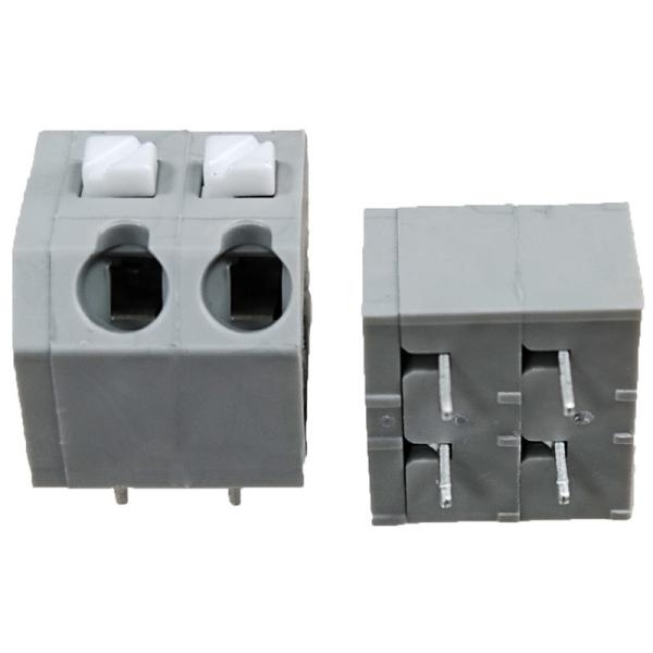 Quality 5.0mm Pitch Screwless Spring Clamp PCB Connectors Terminal Blocks Quick Connect Combination Modular for sale